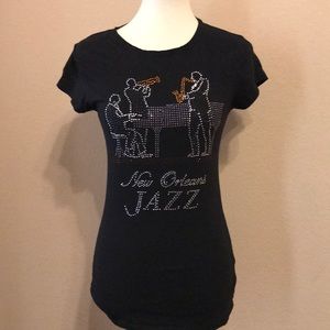 Sequined New Orleans Jazz Shirt